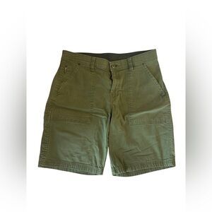 Weatherproof Men's Green Cargo Shorts Cotton SZ 32